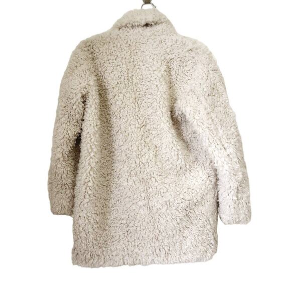 ARITZIA Wilfred Fuzzy Oracle Oversized Jacket in Off White SZ:XS - Picture 4 of 9